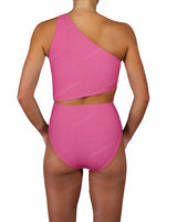 One Shoulder Twist One Piece