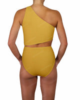 One Shoulder Twist One Piece