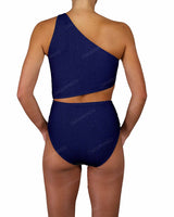 One Shoulder Twist One Piece