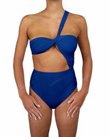 One Shoulder Twist One Piece