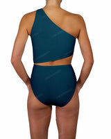 One Shoulder Twist One Piece