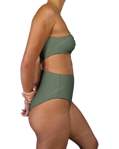 One Shoulder Twist One Piece