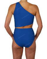 One Shoulder Twist One Piece