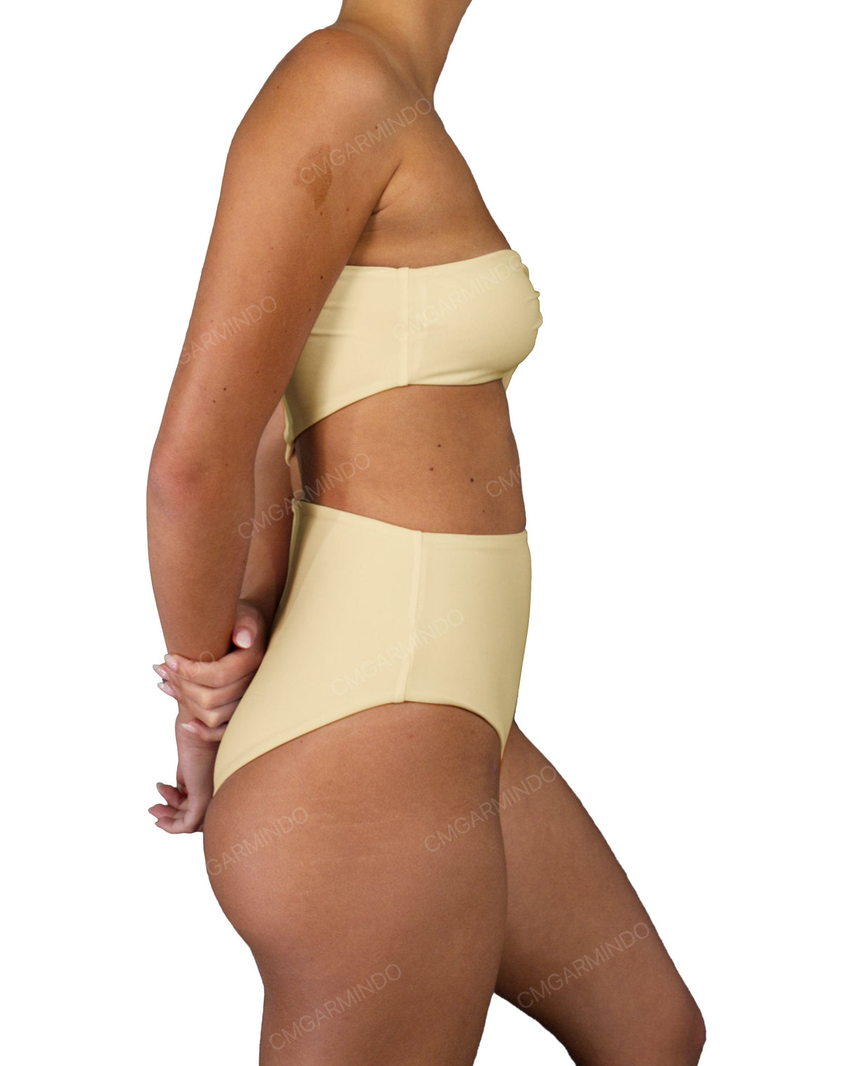 One Shoulder Twist One Piece