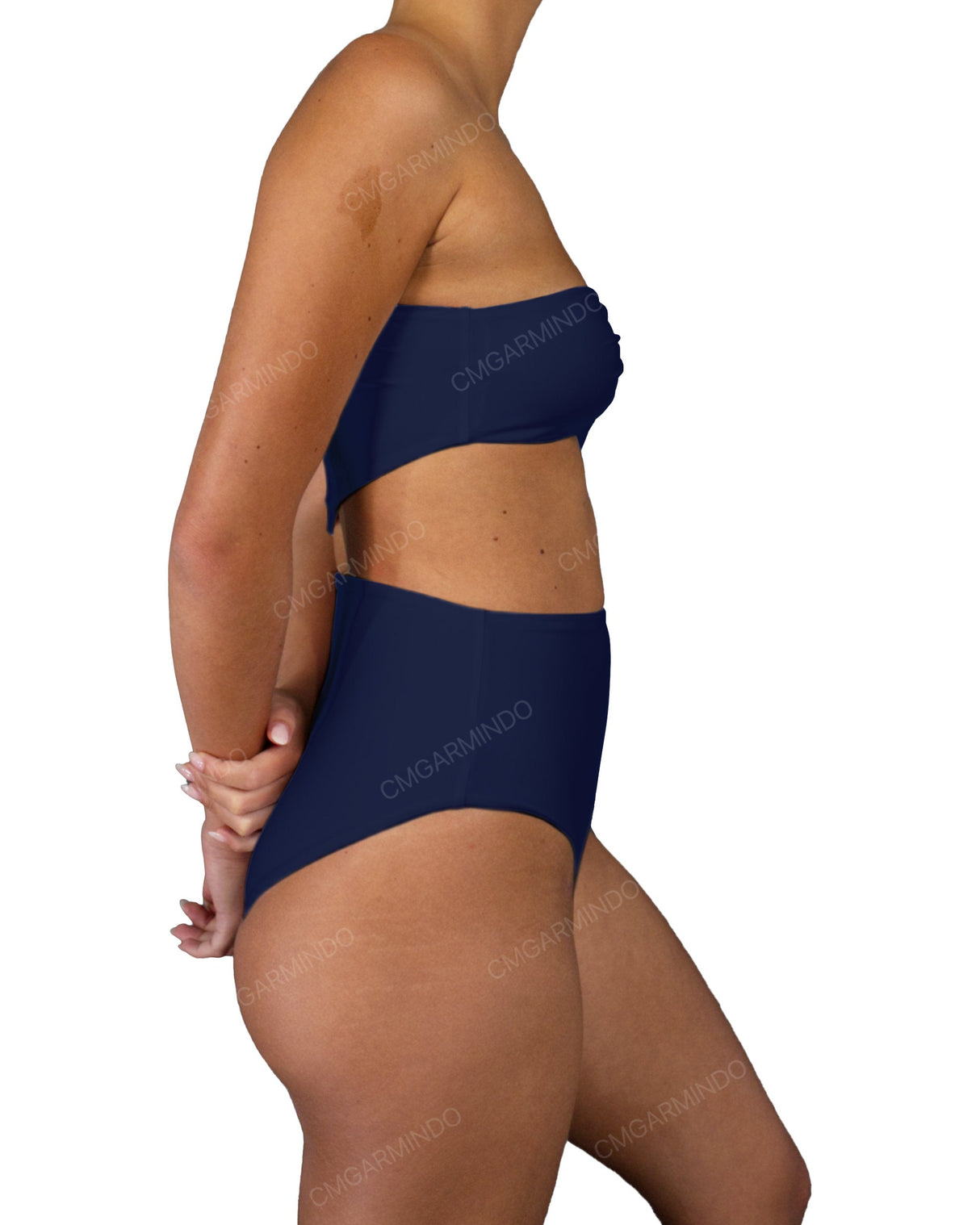 One Shoulder Twist One Piece