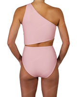One Shoulder Twist One Piece