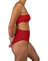 One Shoulder Twist One Piece