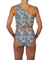 One Shoulder Twist One Piece