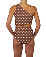 One Shoulder Twist One Piece