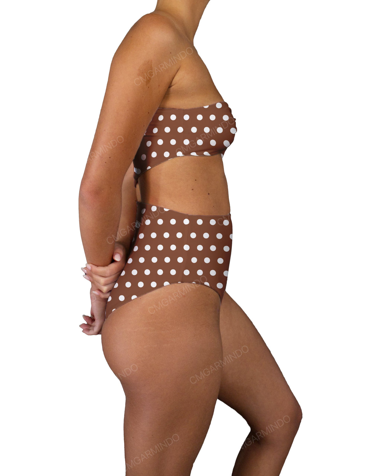 One Shoulder Twist One Piece