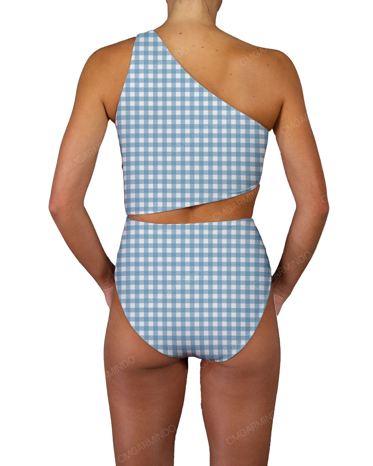One Shoulder Twist One Piece