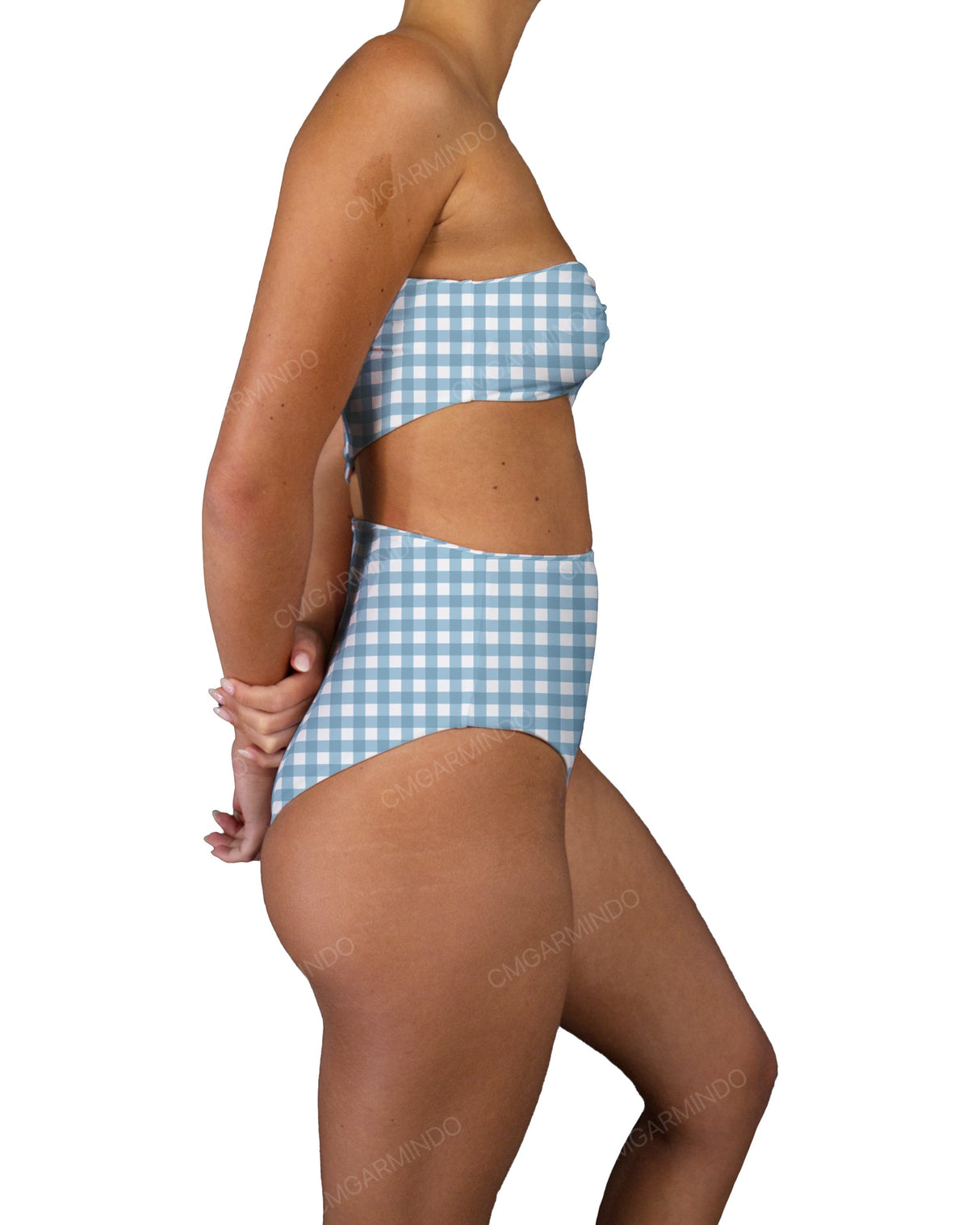 One Shoulder Twist One Piece