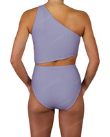 One Shoulder Twist One Piece