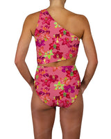 One Shoulder Twist One Piece