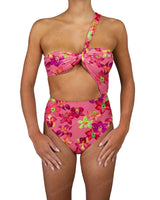 One Shoulder Twist One Piece