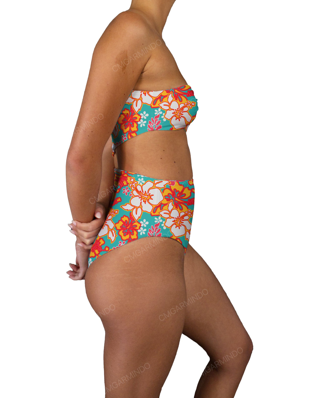 One Shoulder Twist One Piece