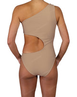 One Shoulder Bandeau One Piece