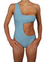 One Shoulder Bandeau One Piece