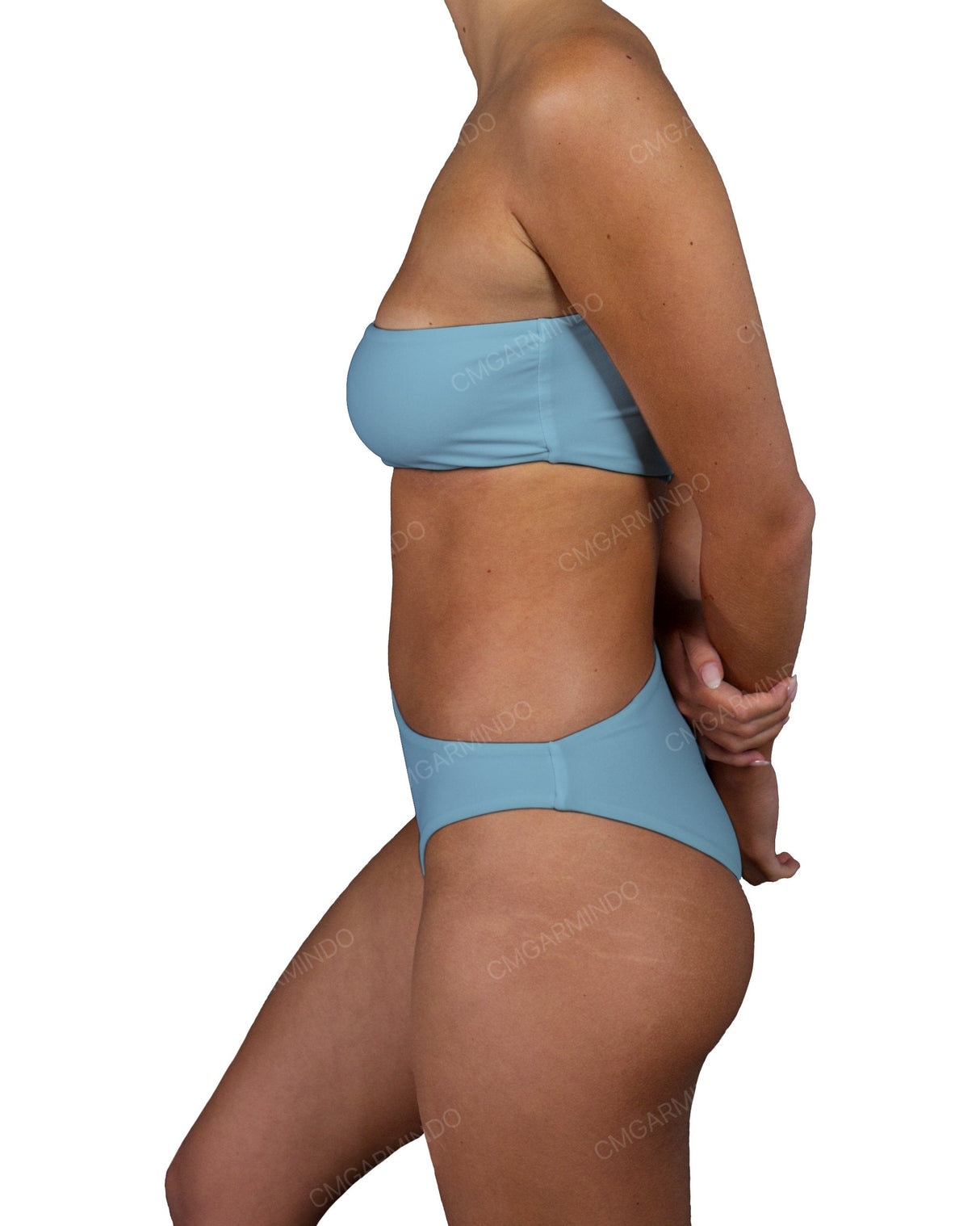 One Shoulder Bandeau One Piece