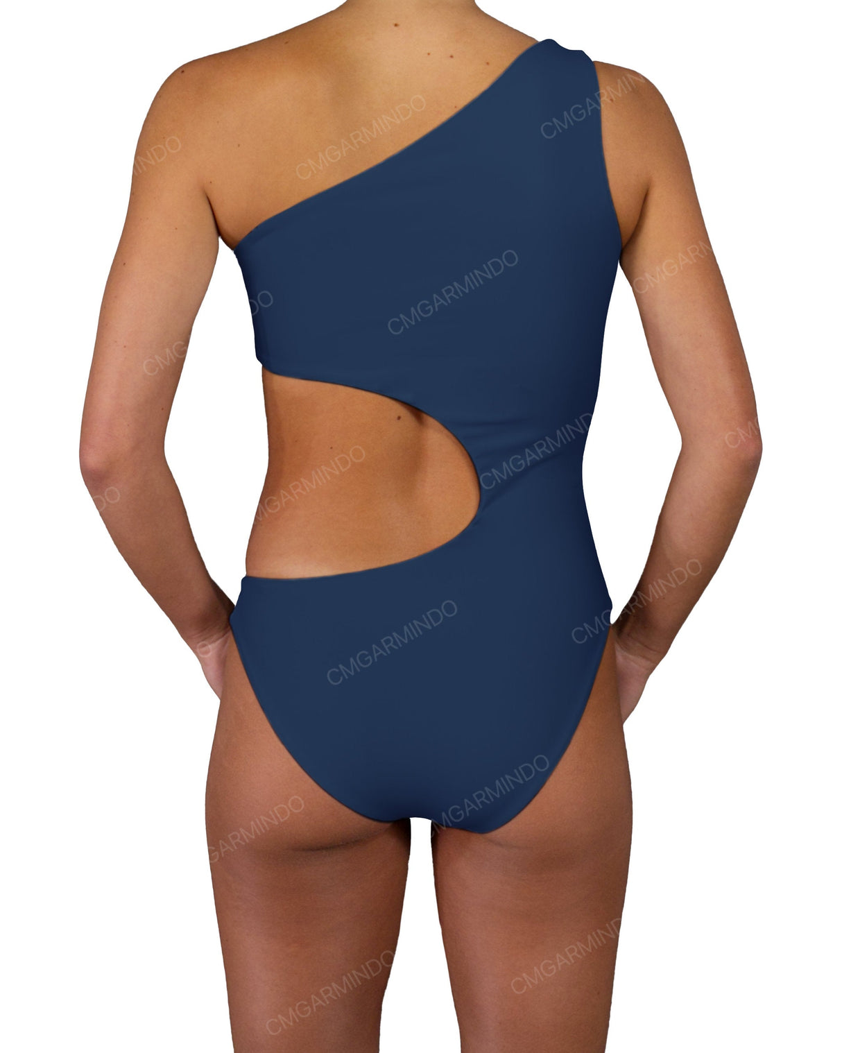 One Shoulder Bandeau One Piece