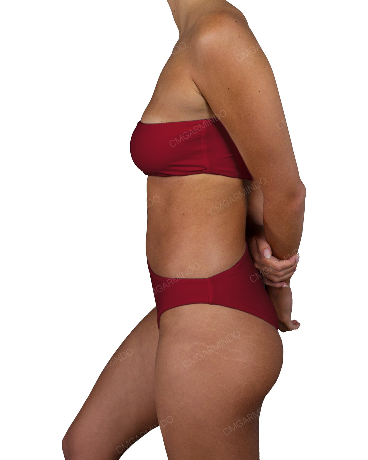 One Shoulder Bandeau One Piece