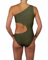 One Shoulder Bandeau One Piece