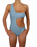 One Shoulder Bandeau One Piece