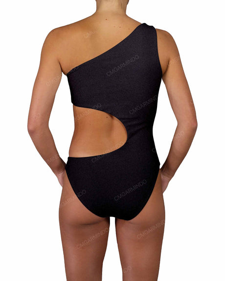 One Shoulder Bandeau One Piece