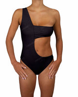 One Shoulder Bandeau One Piece