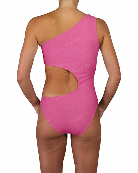 One Shoulder Bandeau One Piece