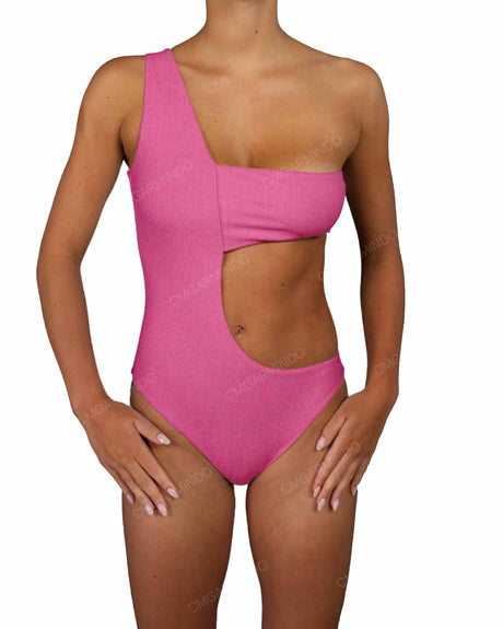 One Shoulder Bandeau One Piece