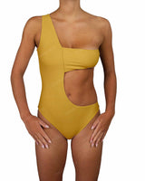 One Shoulder Bandeau One Piece
