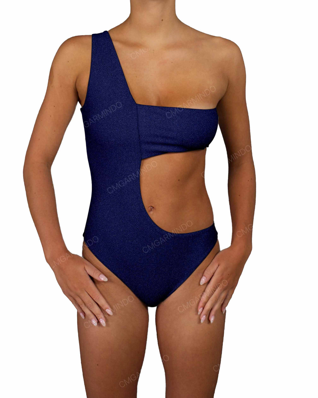 One Shoulder Bandeau One Piece