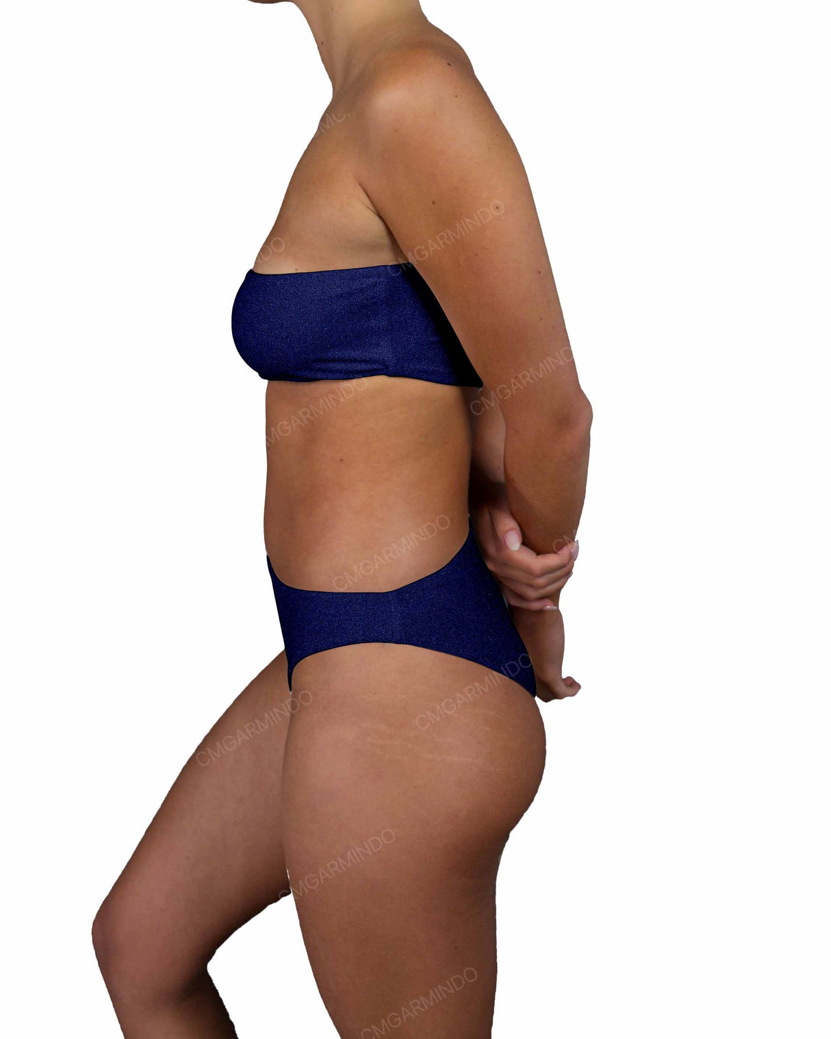 One Shoulder Bandeau One Piece