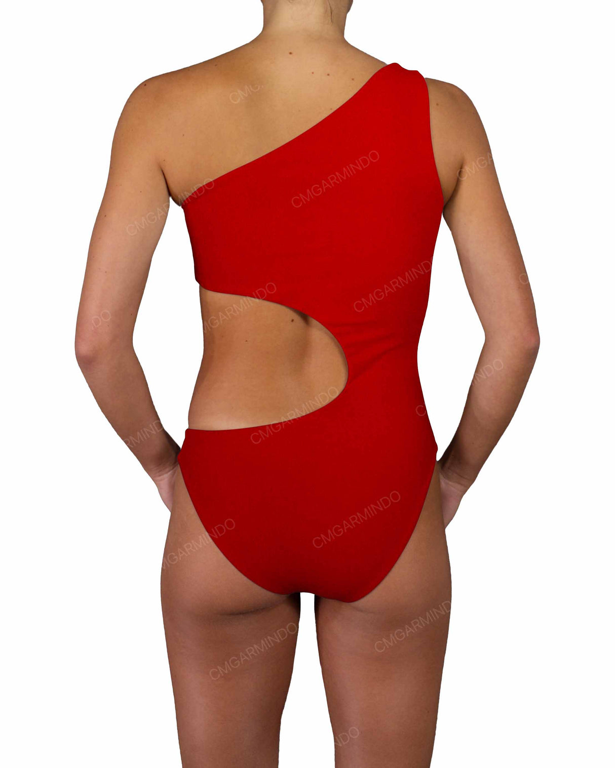 One Shoulder Bandeau One Piece