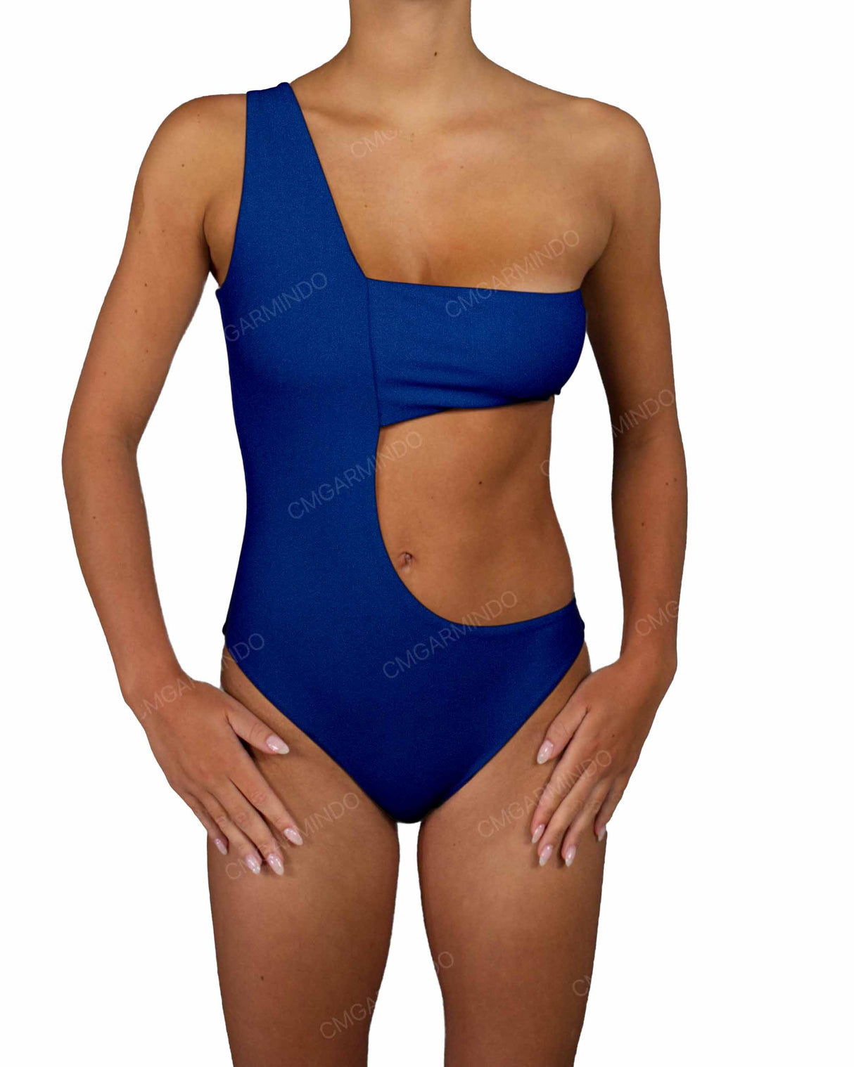 One Shoulder Bandeau One Piece