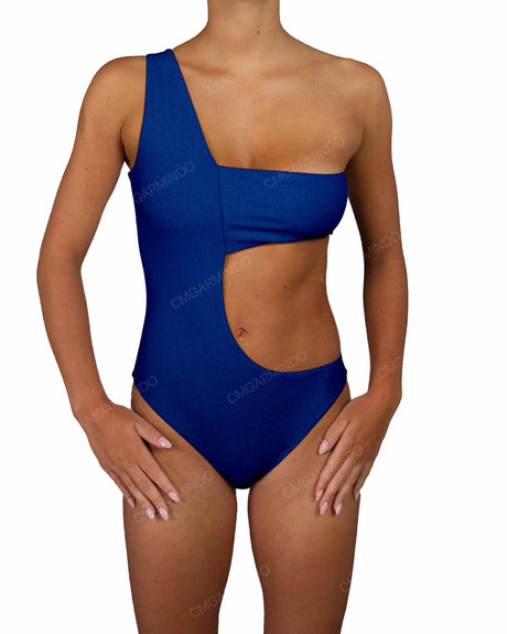One Shoulder Bandeau One Piece
