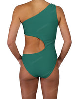 One Shoulder Bandeau One Piece