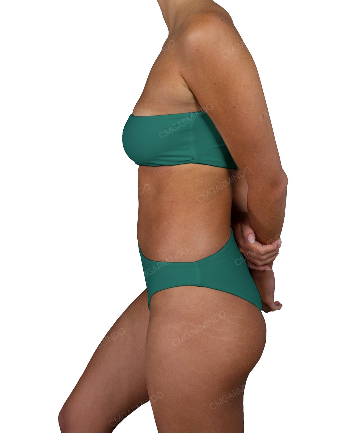 One Shoulder Bandeau One Piece