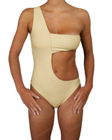 One Shoulder Bandeau One Piece