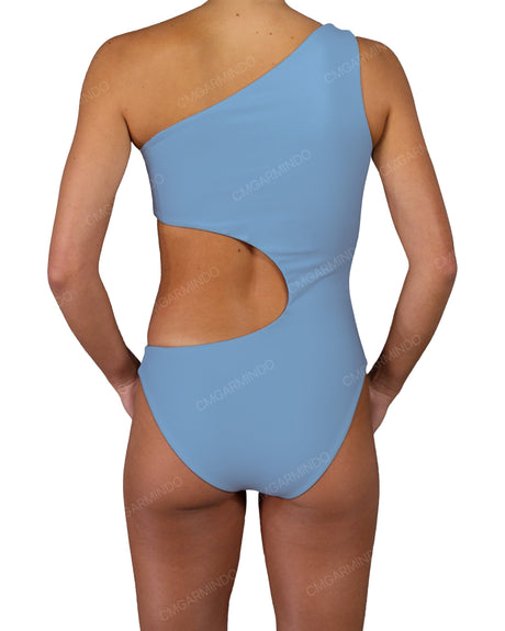 One Shoulder Bandeau One Piece