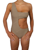 One Shoulder Bandeau One Piece