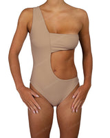 One Shoulder Bandeau One Piece