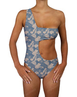 One Shoulder Bandeau One Piece