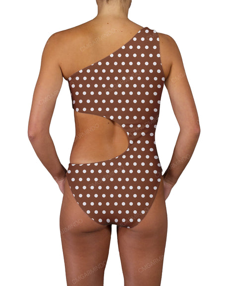 One Shoulder Bandeau One Piece