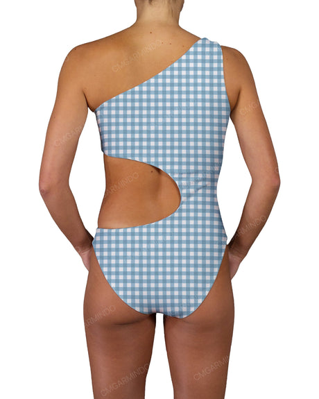 One Shoulder Bandeau One Piece