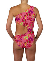 One Shoulder Bandeau One Piece