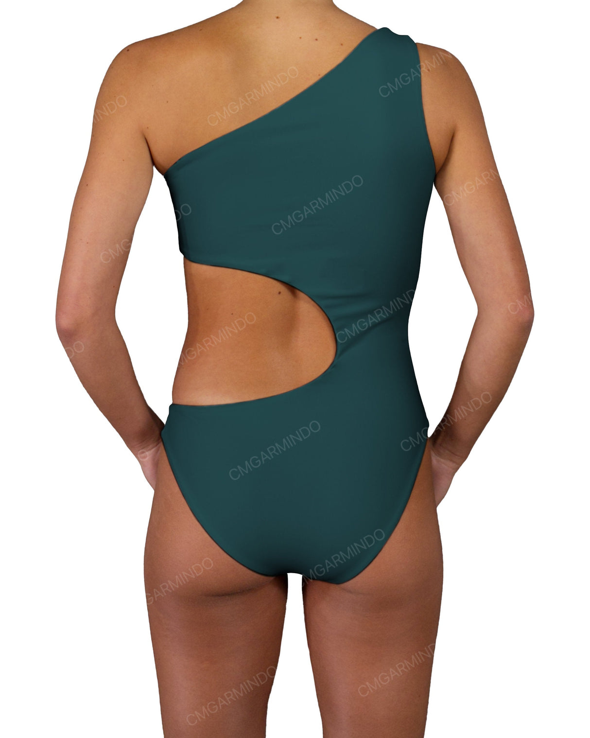 One Shoulder Bandeau One Piece