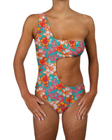 One Shoulder Bandeau One Piece