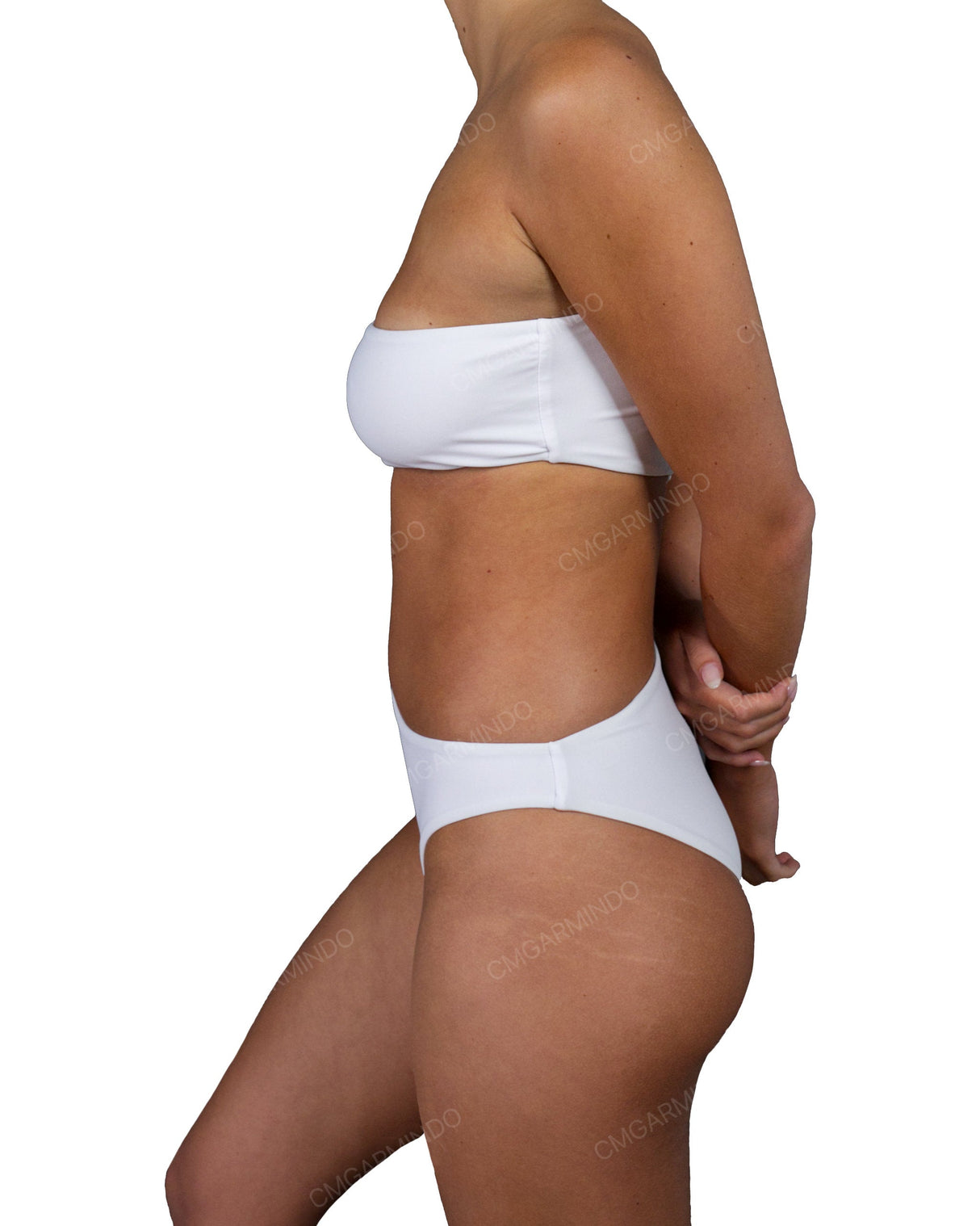 One Shoulder Bandeau One Piece